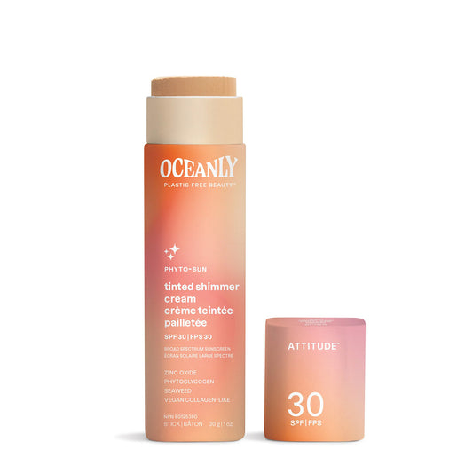 Oceanly - Creme de Rosto Phyto-Sun - Com Cor e Brilho - FPS 30, Atitude, 30 g