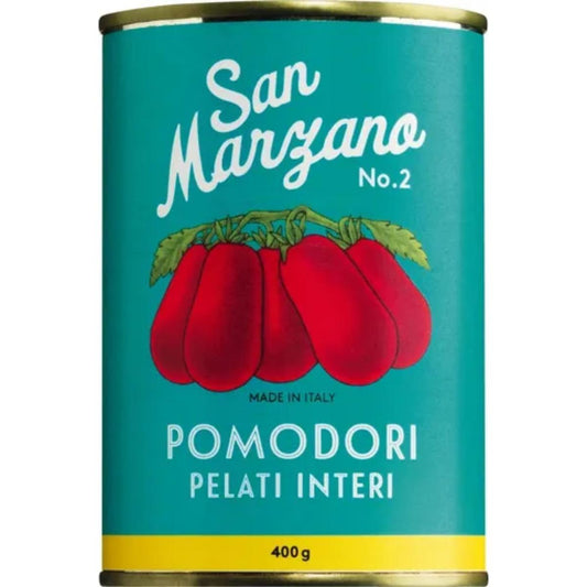 Tomates San Marzano inteiros pelados - Vintage, 400 g