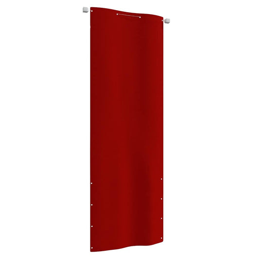 Vidaxl Toldo Para Balcón De Tela Oxford Rojo 80x240 Cm_0