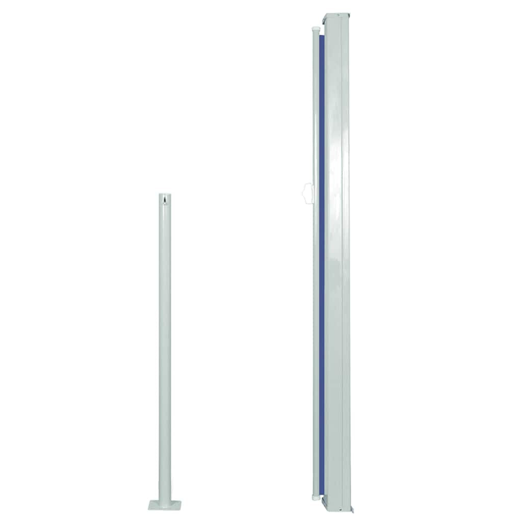 Vidaxl Toldo Lateral Retráctil De Jardín Azul 100x500 Cm_3