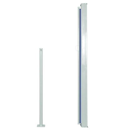 Vidaxl Toldo Lateral Retráctil De Jardín Azul 100x500 Cm_3