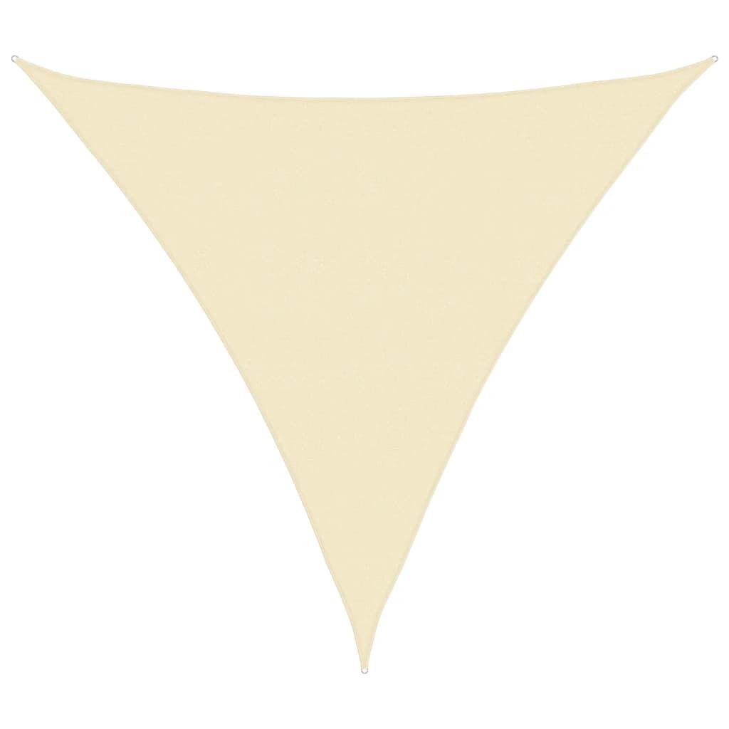 Vidaxl Toldo De Vela Hdpe Crema 160 G/m² 6x6x6 M_0