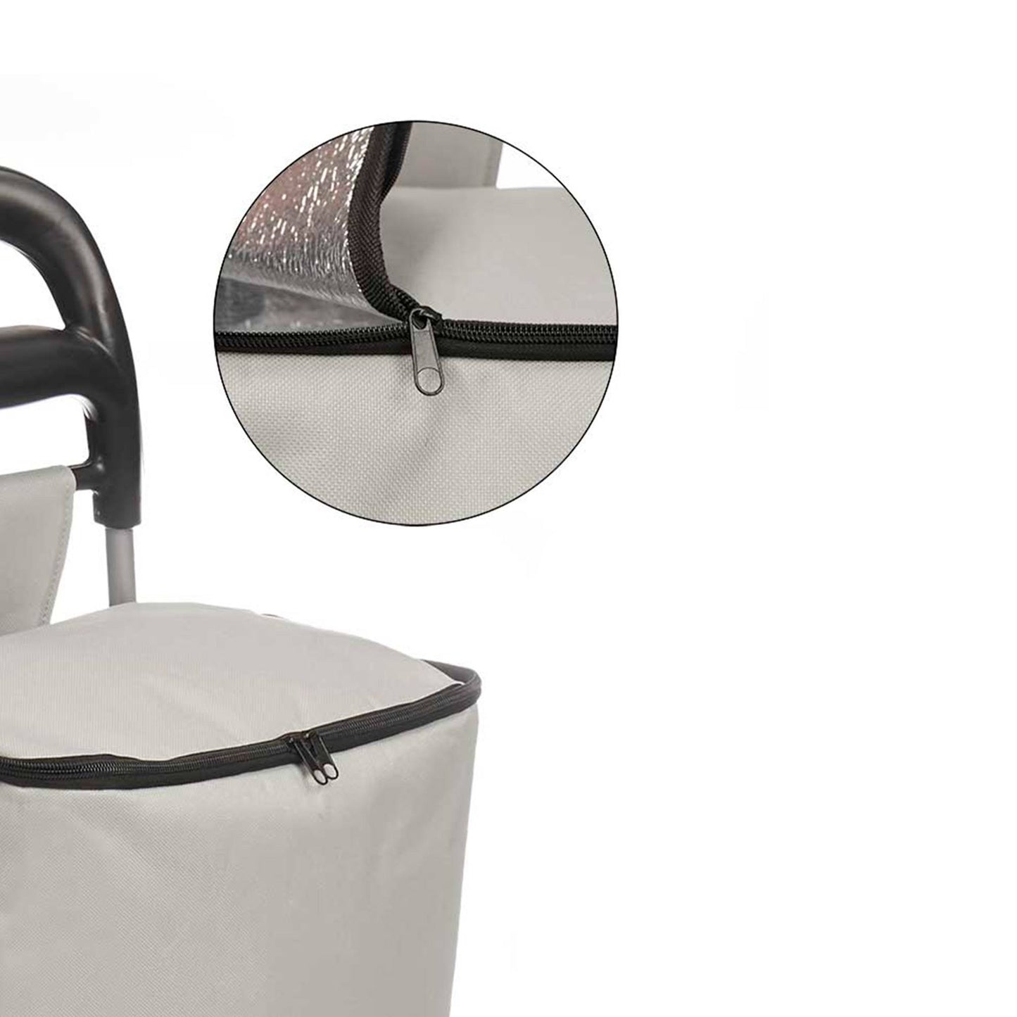 Carro De Compra Térmico 32l Gris Kinvara – Práctico Y Sofisticado En Gris_2