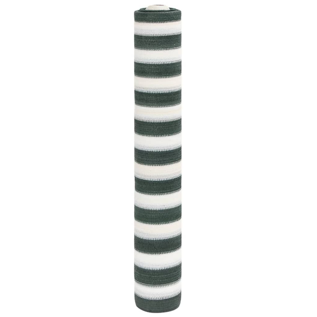 Vidaxl Red De Privacidad Hdpe Verde Y Blanco 1x10 M 75 G/m²_0