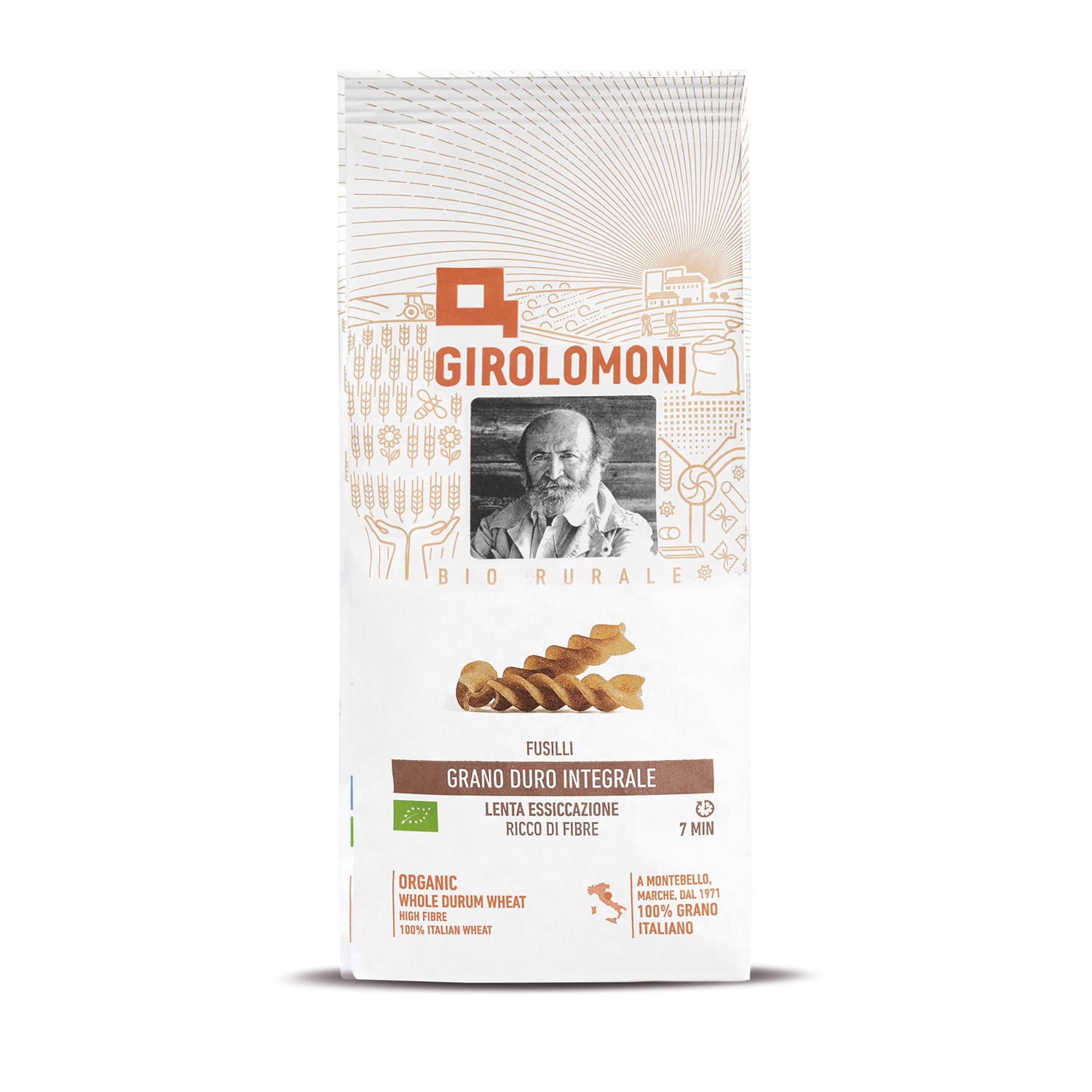 Fusilli integral bio Girolomoni 500g