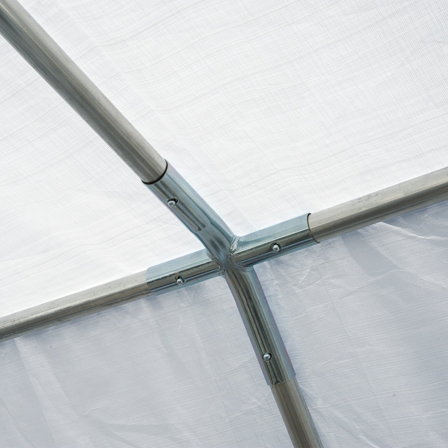 Outsunny Carpa 8x4x2,8m Acero Galvanizado Pabellón Carpas Boda Gazebo Cenador_3