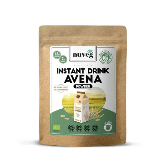 Bebida de Aveia em Pó Biológica Nuveg 200g por 2,5 litros