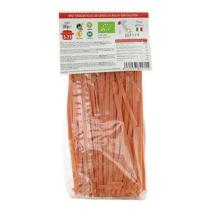 Tagliatelle de Lentilha Vermelha Biológica Sem Glúten Sol Natural 250g