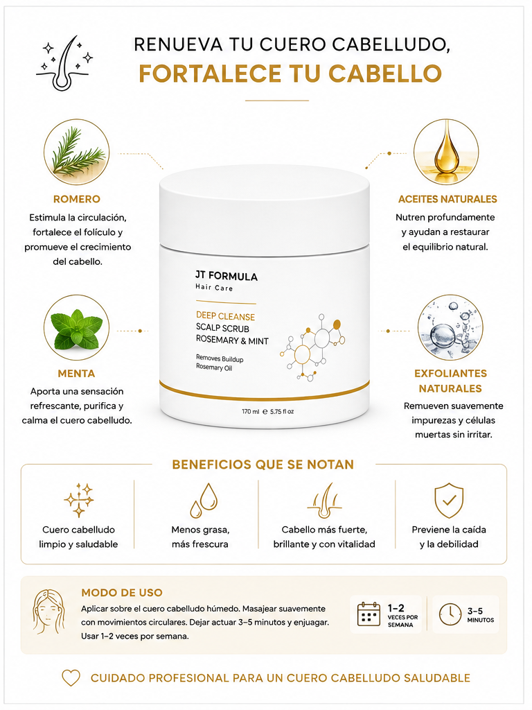 Exfoliante De Limpieza Profunda Para El Cuero Cabelludo Con Romero Y Menta_2