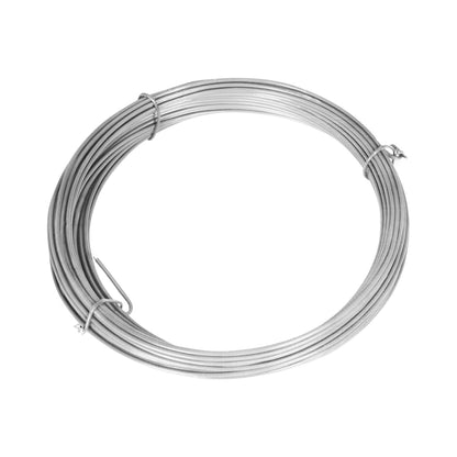 Valla Tela Metálica Y Postes Acero Galvanizado Plateada 15x1 M / Vetonek_1