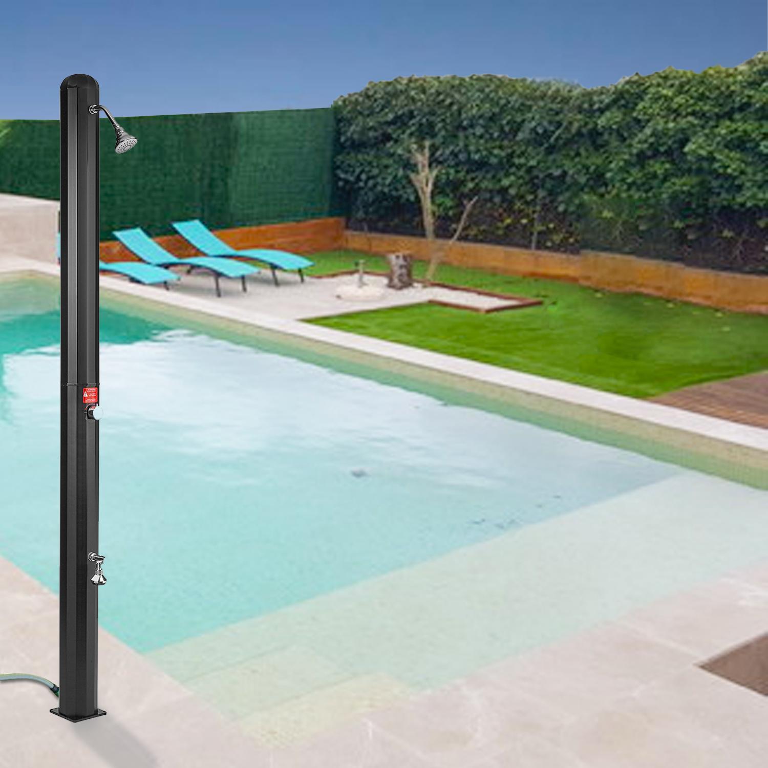 Ducha Jardin Solar Exterior Con Deposito De 35 Litros Ducha Solar Exteriores / Piscinas. Pvc_1