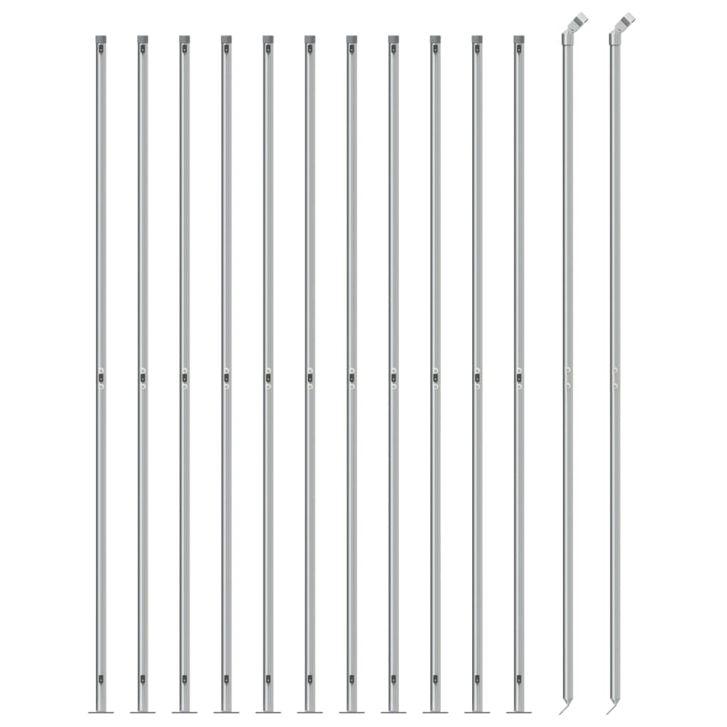Cerca De Alambre Con Brida Plateada 1,4x25 M / Vetonek_1