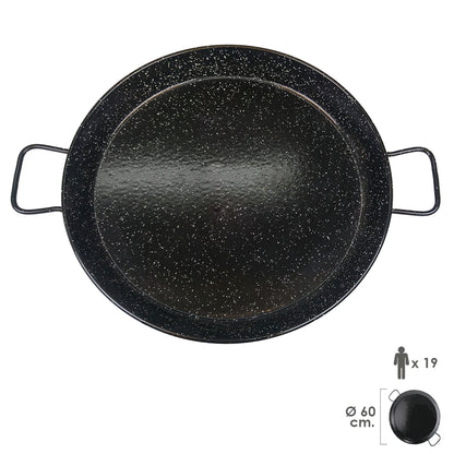 Paellera Valenciana esmaltada 19 personas 60 cm_0