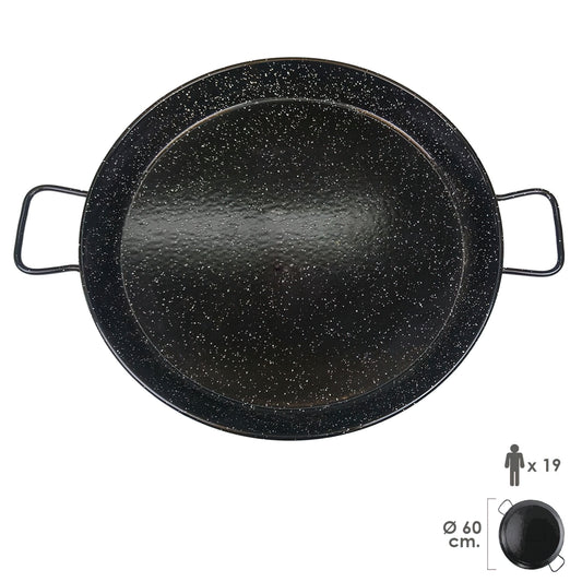 Paellera Valenciana esmaltada 19 personas 60 cm_0