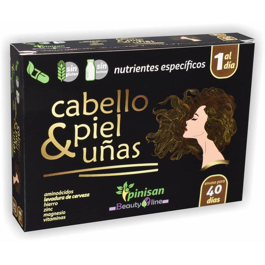 Cabelo Pele Unhas 40 Cápsulas Pinisan