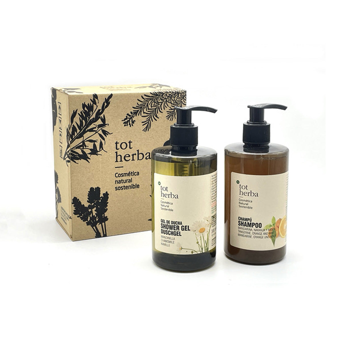 Baú de Natal com camomila e laranja, Tot herba