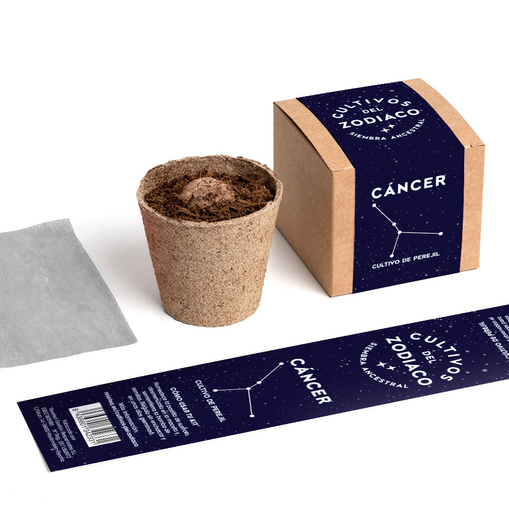Cultivos del Zodiaco – Cáncer, Kit de Cultivo con Semillas de Perejil - Resetea_3