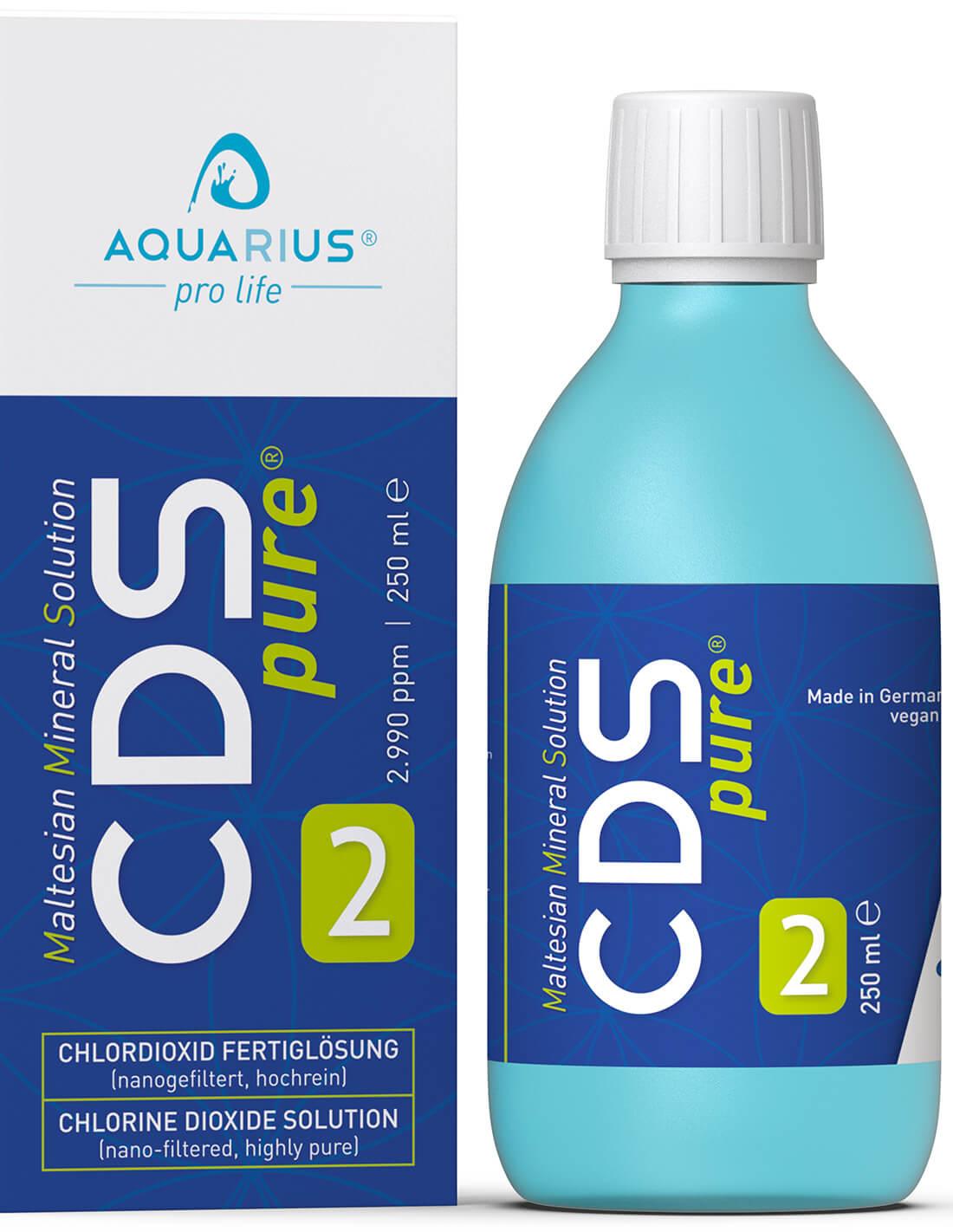 Aquarius Pro Life - Cdspure | 250 Ml Solución De Dióxido De Cloro