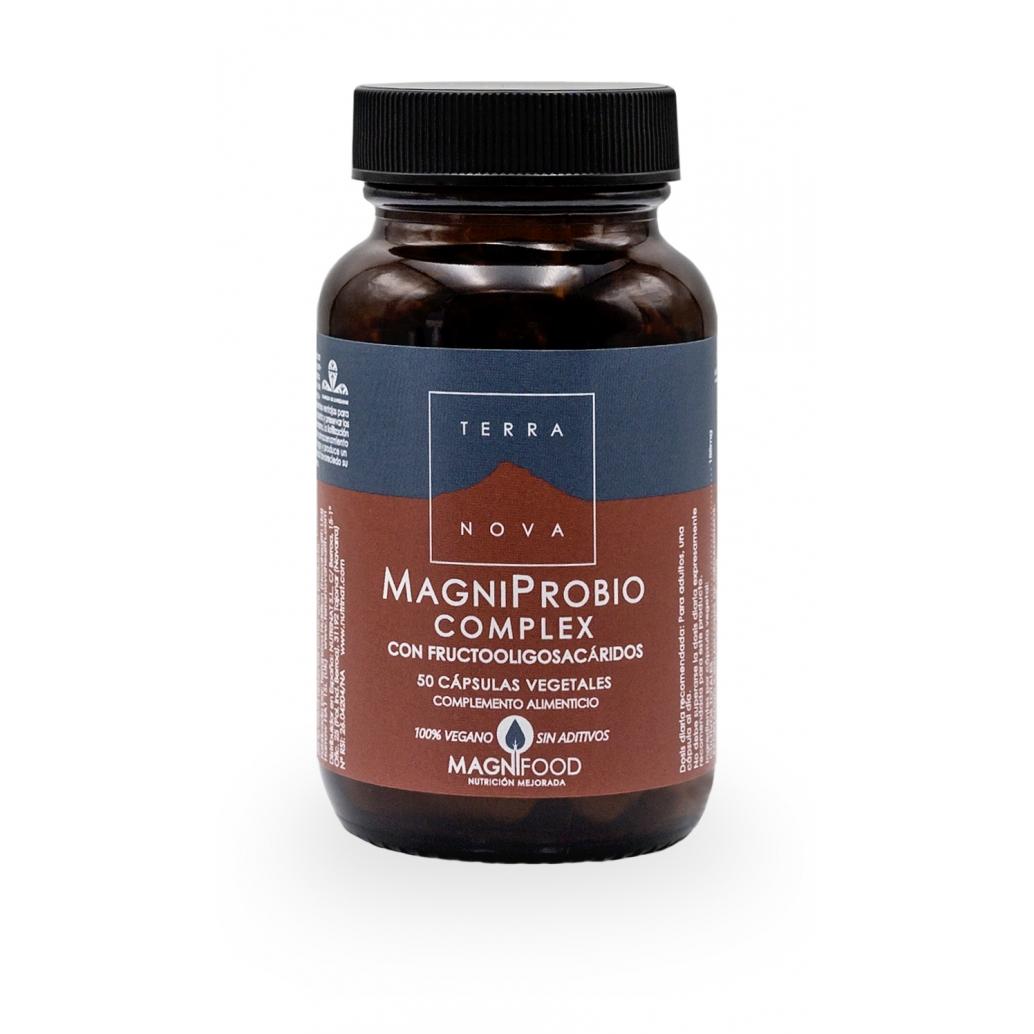 Magniprobio Complex com Fruto-Oligossacarídeos Terranova 50 Cápsulas