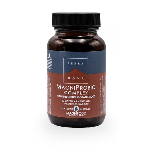 Magniprobio Complex com Fruto-Oligossacarídeos Terranova 50 Cápsulas