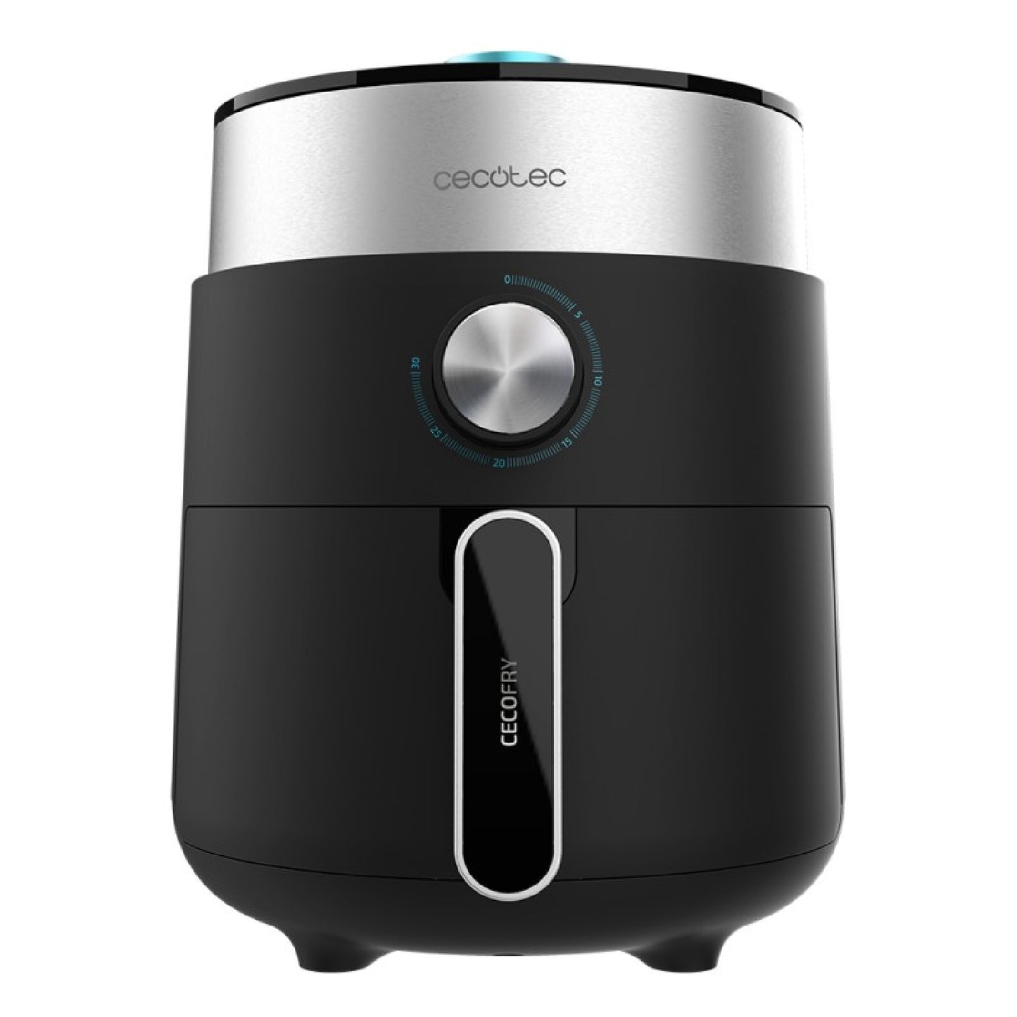 Freidora Sin Aceite 2,5 L De Aire Caliente Cecofry Essential Rapid Dark. 1200 W, Dietética, Control Manual, Tecnología Perfectcook, Tiempo Y Tempera_0