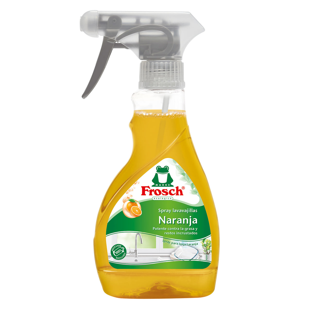 Spray lavavajillas Naranja Frosh 300 ml