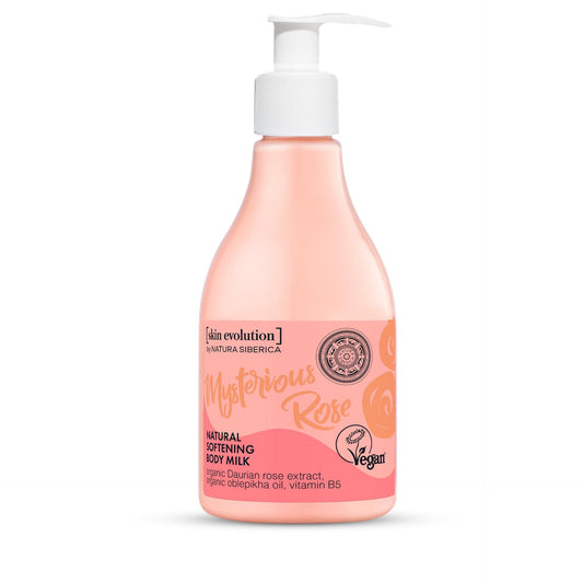 Natura Sibérica leite corporal suavizante de rosas misteriosas 260 ml