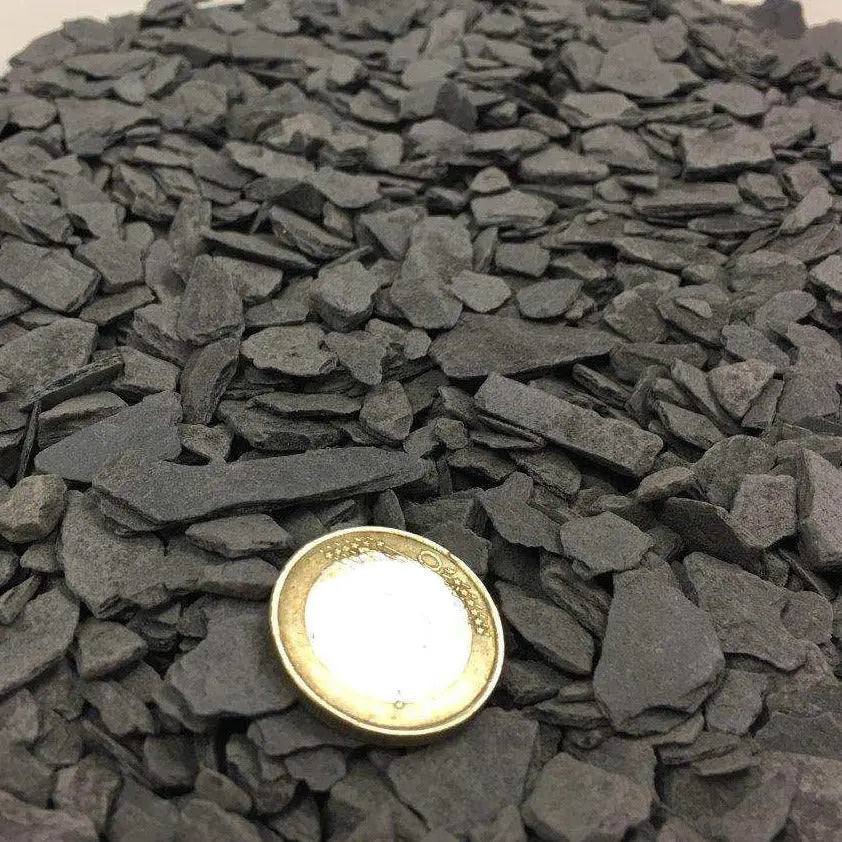 Grava Pizarra Decorativa / Big Bag 1.000 Kg. / 24-40 Mm / Gris_3