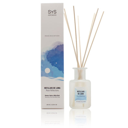 Ambientador Mikado Reflejos De Luna Experience 100 ml | Aroma Floral y Elegante | Fragancia Duradera Con Varillas_0