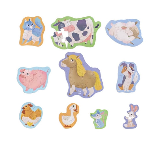 Puzzle Farmyard Friends Hape_0