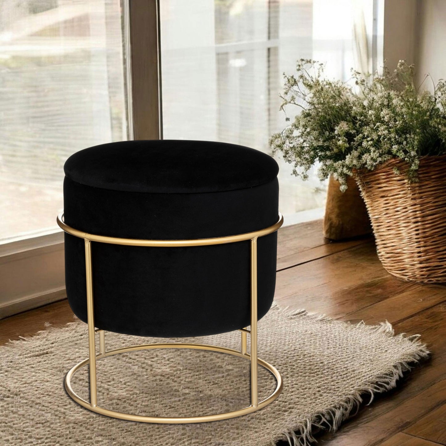 Well Home - Puff De Terciopelo Negro eliane_2