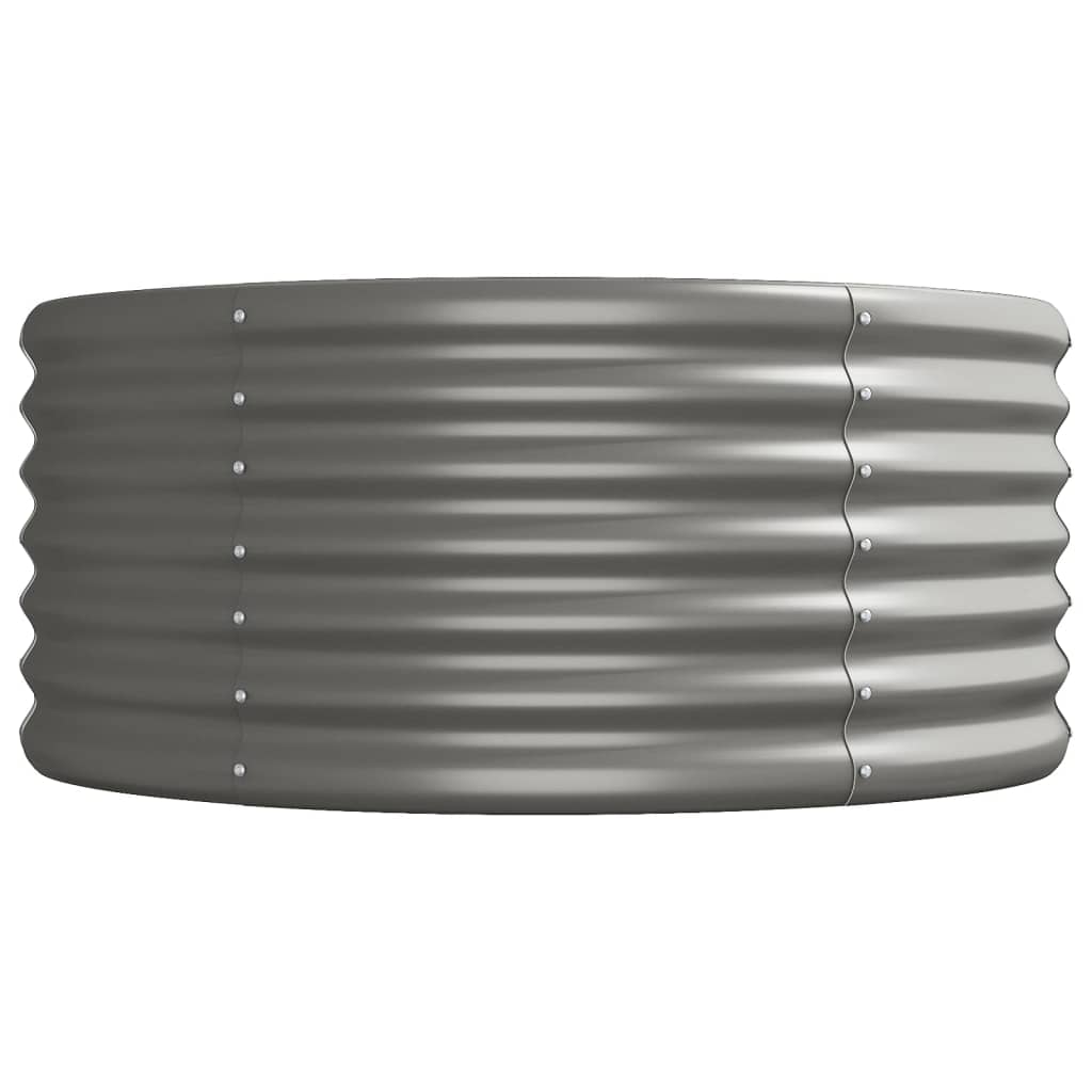 Jardinera Arriate Acero Galvanizado Gris 440x80x36 Cm_3