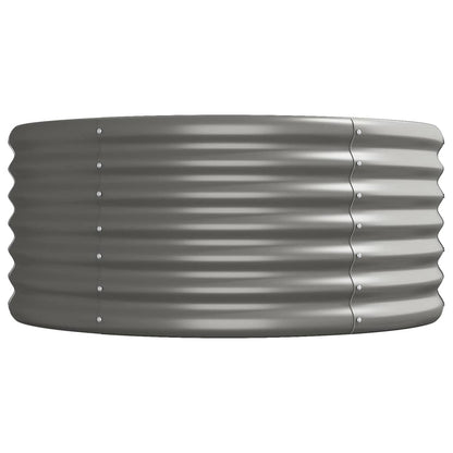 Jardinera Arriate Acero Galvanizado Gris 440x80x36 Cm_3