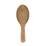 Escova de cabelo redonda de bambu e borracha natural Banbu