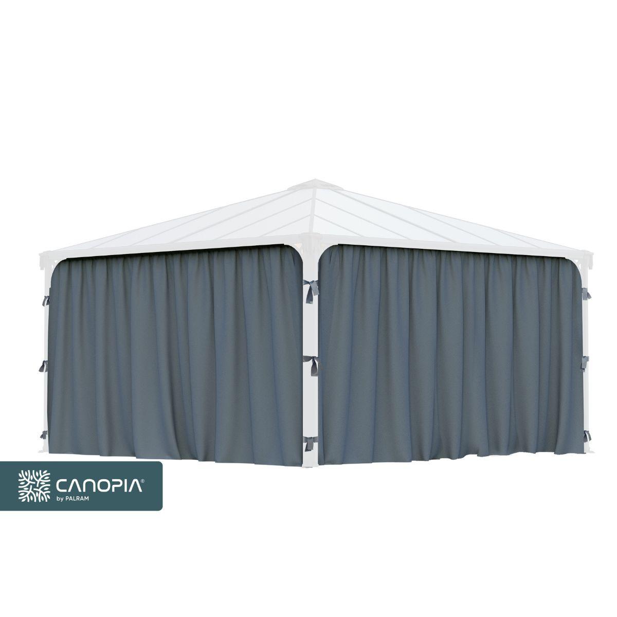 Conjunto de cortinas para o gazebo Palermo 4300