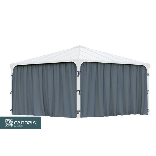 Conjunto de cortinas para o gazebo Palermo 4300