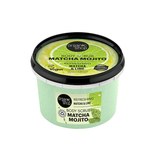 Esfoliante Corporal Refrescante Matcha Mojito, Loja Orgânica 250 ml