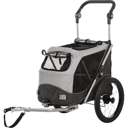 Trixie Remolque De Bicicleta Para Perros Gris M_0