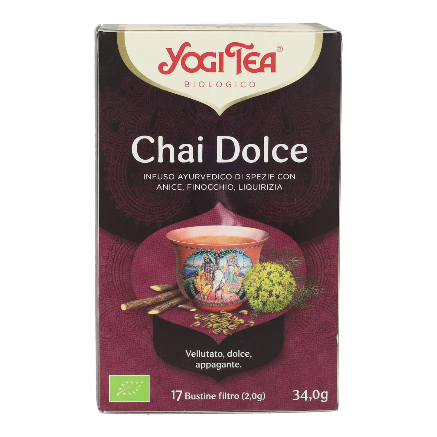 Yogi Tea BIO Sweet Chai, 17 saquetas de chá