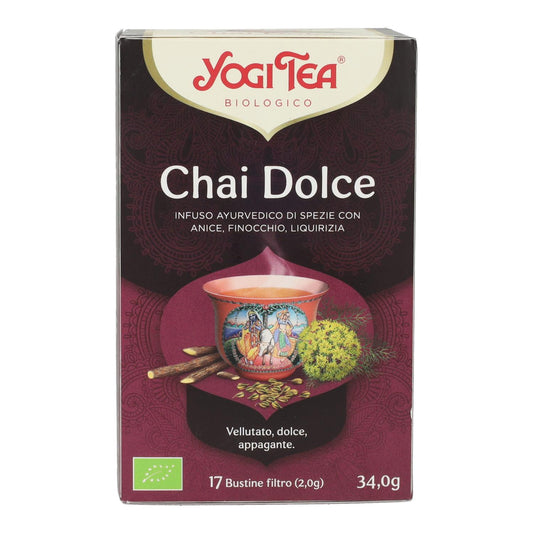 Yogi Tea BIO Sweet Chai, 17 saquetas de chá