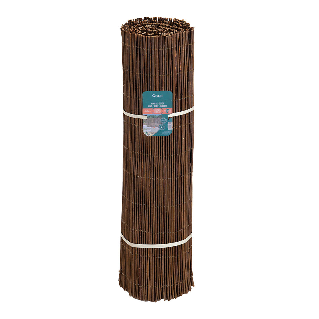 Varillas De Mimbre Natural Con Alambre Plastificado - Resistencia Y Estilo 2x3 M / Multicolor_2