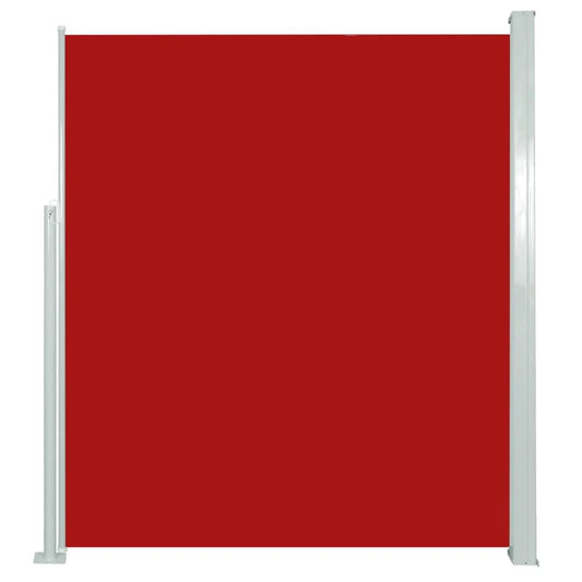 Vidaxl Toldo Lateral Retráctil De Jardín Rojo 160x300 Cm_0