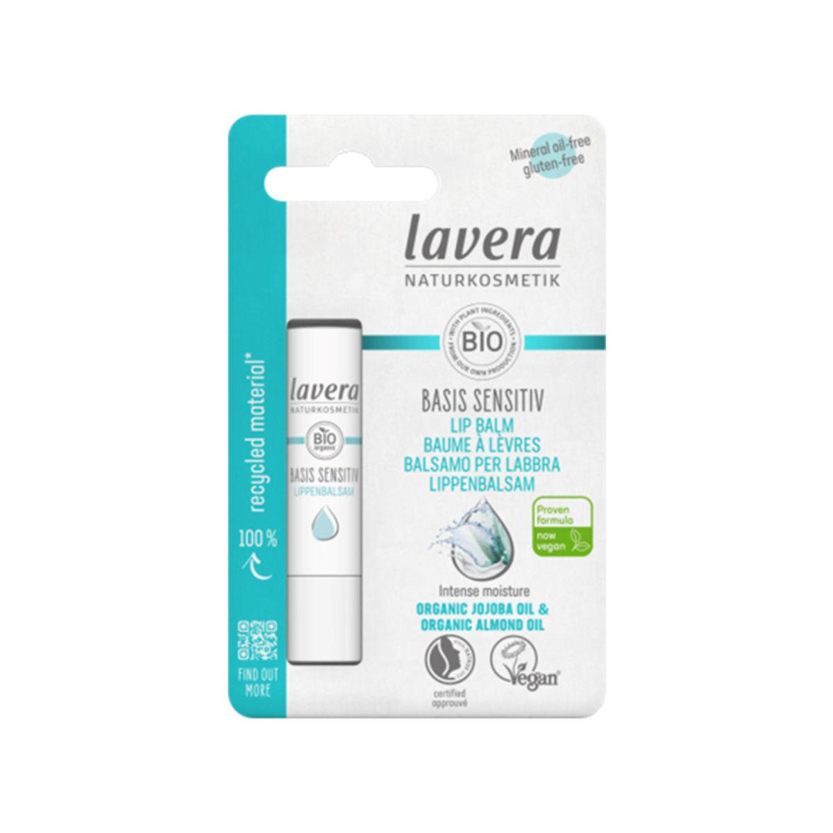 Bálsamo labial Basis sensitiv BIO, Lavera 4,5 ml