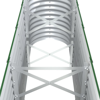 Jardinera Arriate Acero Galvanizado Verde 332x40x68 Cm_4