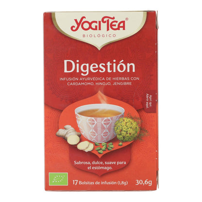 Yogi Tea BIO Digestão, 17 saquetas de chá