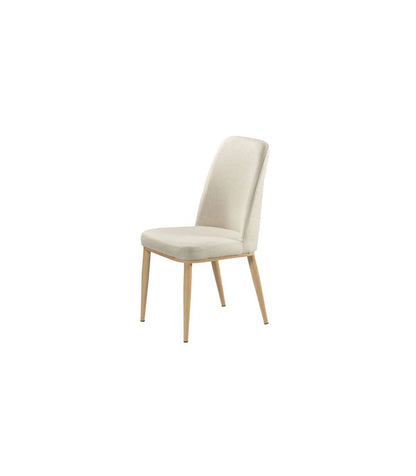 Silla Claud Tapizada En Tela Color Beige, 98 Cm(alto)46 Cm(ancho)50 Cm(largo)_3