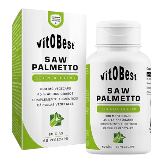 Saw Palmeto - 60 Cápsulas Vegetales - Prostata - Vitobest_0