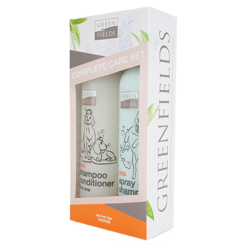 Greenfields Lote De Champú Y Espray Para Perros Completo 2x250 Ml_2