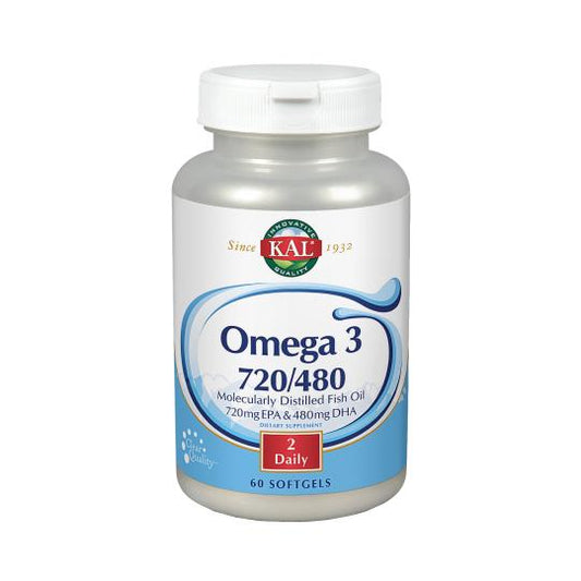 Ómega 3 720/480 Kal, 60 pérolas