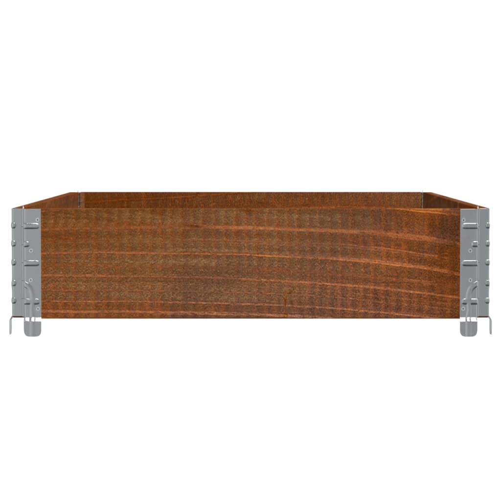 Jardinera De Madera Maciza De Pino Marrón 120x80 Cm_3